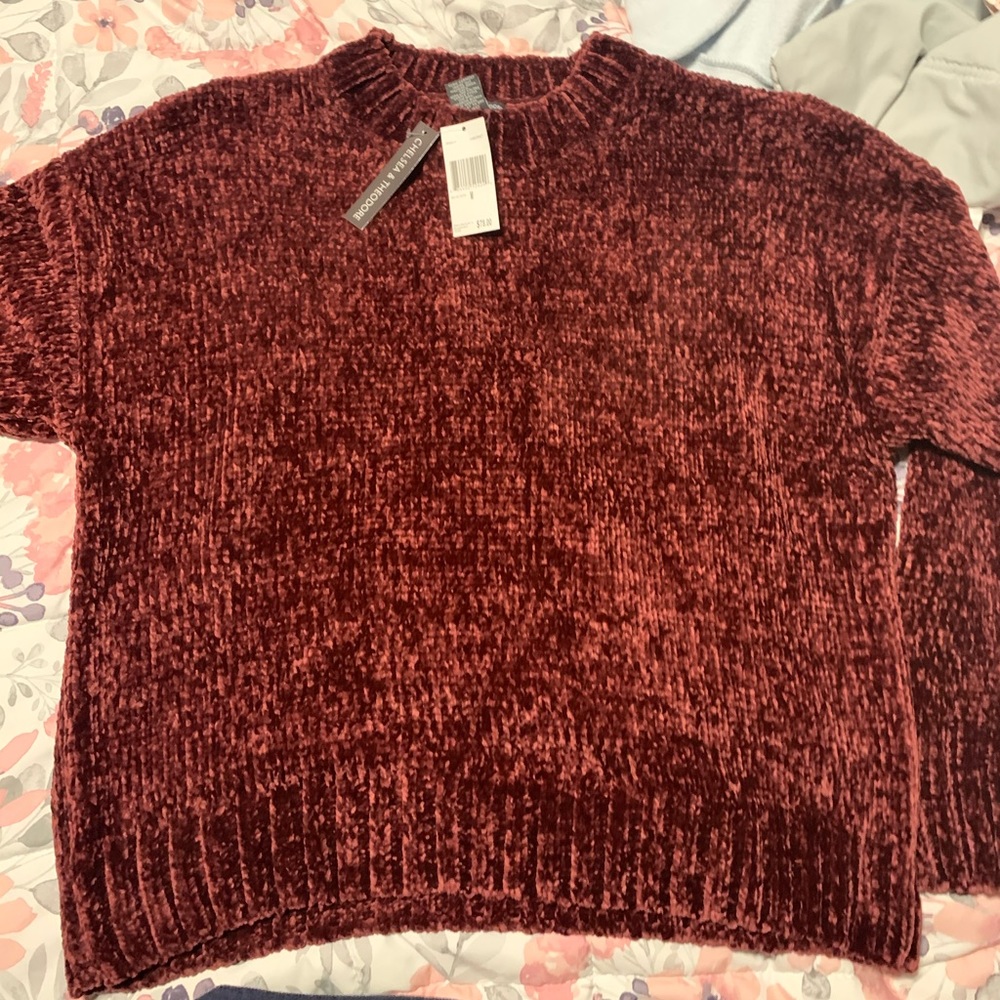 Chelsea and Theodore sweater